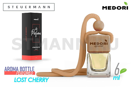 ОСВЕЖИТЕЛЬ "MEDORI" НА ЗЕРКАЛО БУТЫЛОЧКА ПАРФЮМ "ДИКАЯ ВИШНЯ"