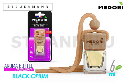 ОСВЕЖИТЕЛЬ "MEDORI" НА ЗЕРКАЛО БУТЫЛОЧКА ПАРФЮМ АНАЛОГ Black opium