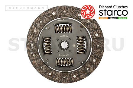 ДИСК СЦЕПЛЕНИЯ ГАЗЕЛЬ NEXT CUMMINS 2.8 ДВ. "STARCO" ЕВРО-4 диам. 280 мм (KEVLAR)