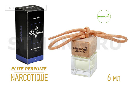 ОСВЕЖИТЕЛЬ "MEDORI" НА ЗЕРКАЛО БУТЫЛОЧКА ПАРФЮМ "NARCOTIQUE"