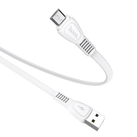 КАБЕЛЬ MicroUSB/USB, 2.4A  "HOCO" (Flexible&Durable) 1 МЕТР