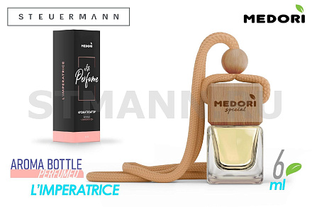 ОСВЕЖИТЕЛЬ "MEDORI" НА ЗЕРКАЛО БУТЫЛОЧКА ПАРФЮМ "ИМПЕРАТРИЦА"