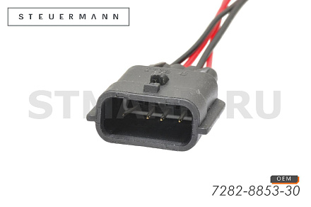 КОЛОДКА СОЕДИНИТ. (4 КОНТ. ЖГУТА ДАТЧИКА КИСЛОРОДА LADA LARGUS, VESTA, С ПРОВ.