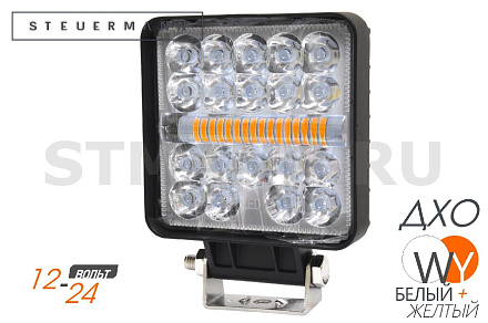 ФОНАРЬ СВЕТОДИОДНЫЙ (19 SMD 60W) + ЖЕЛТАЯ ПОЛОСА