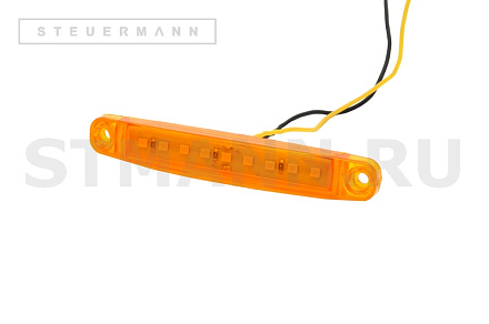 ФОНАРЬ СВЕТОДИОДНЫЙ ГАБАРИТНЫЙ БОКОВОЙ (ЖЕЛТЫЙ 9 SMD) 12-24V 